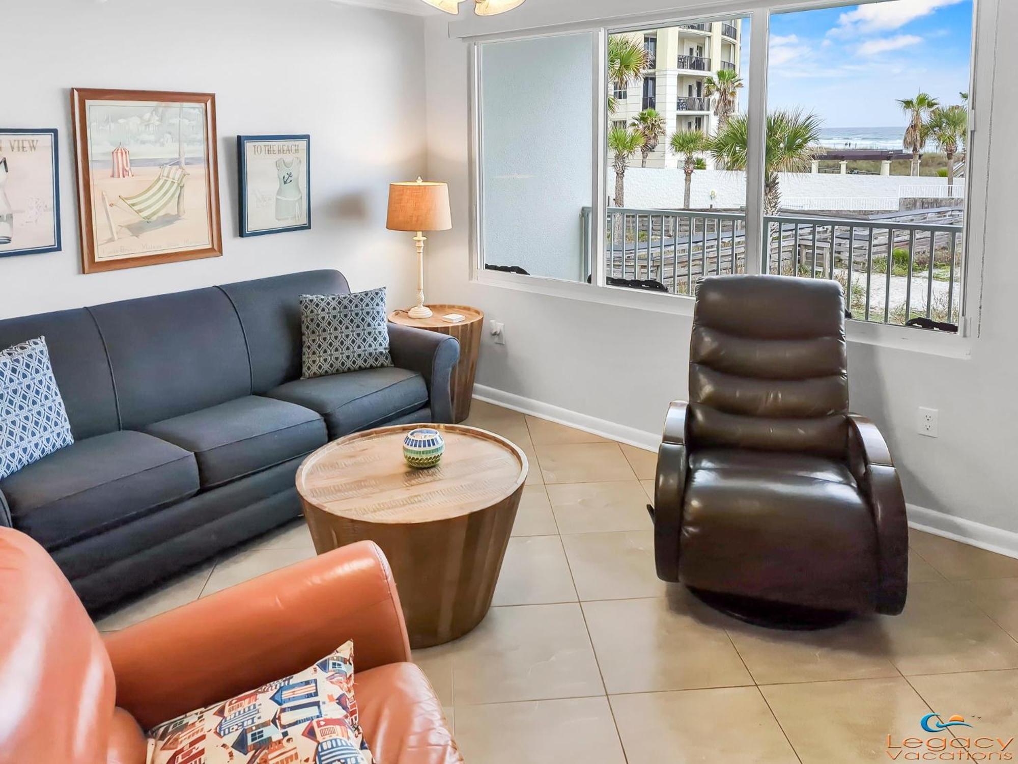 Is9-Cozy Upstairs Beachfront Condo - King Beds ฟอร์ตวัลตันบีช ภายนอก รูปภาพ
